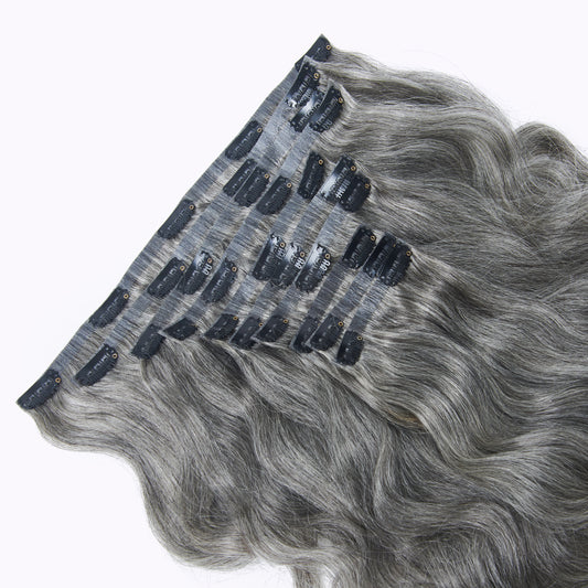 GreyScale Body Wave Clip-ins